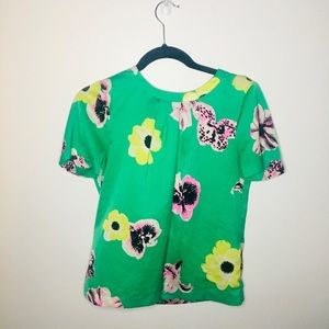 Lovely xs J. crew floral blouse